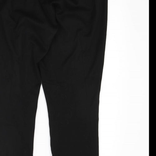 H&M Womens Black   Trousers  Size 14 L25 in