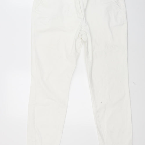 Preworn Womens White   Trousers  Size 30 in L25 in