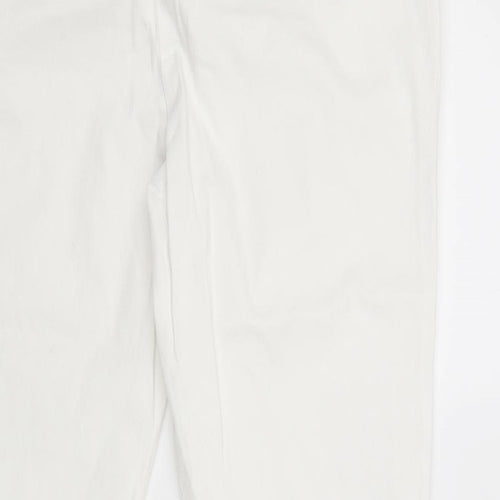 Preworn Womens White   Trousers  Size 30 in L25 in