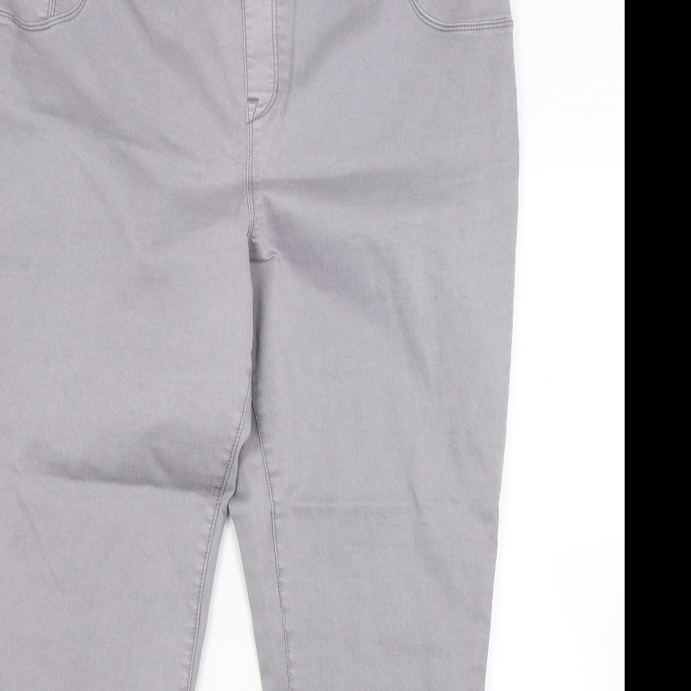George Womens Grey  Denim Jegging Jeans Size 22 L27 in