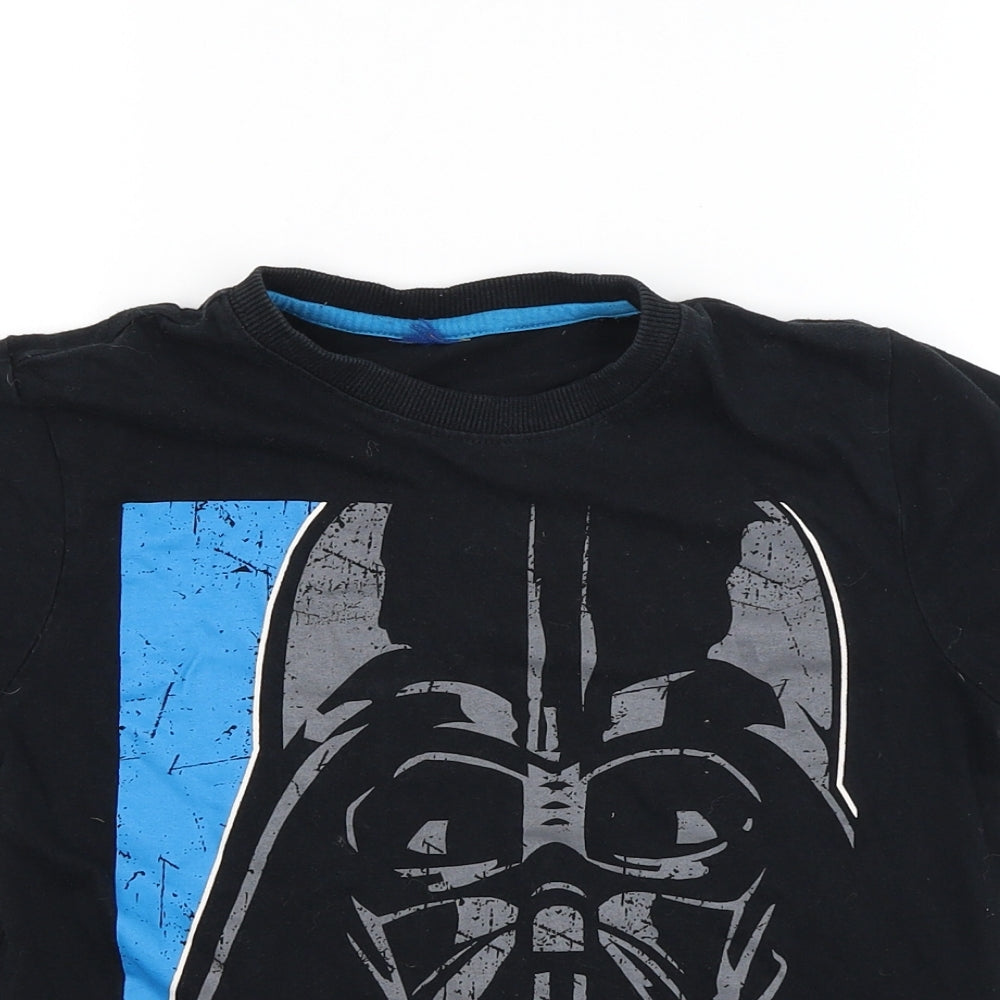 Star Wars Boys Black   Basic T-Shirt Size 10-11 Years  - Darth Vader Star Wars
