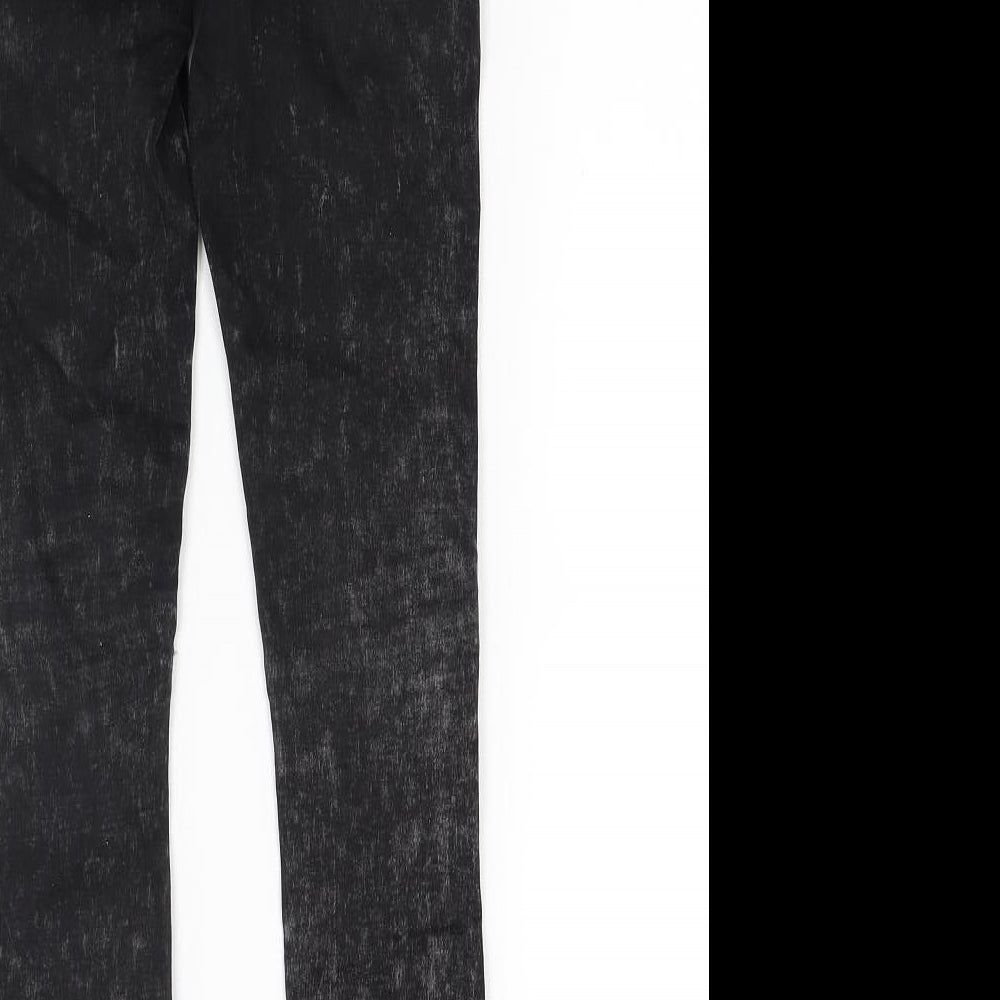 New Look Girls Black  Denim Straight Jeans Size 10 Years