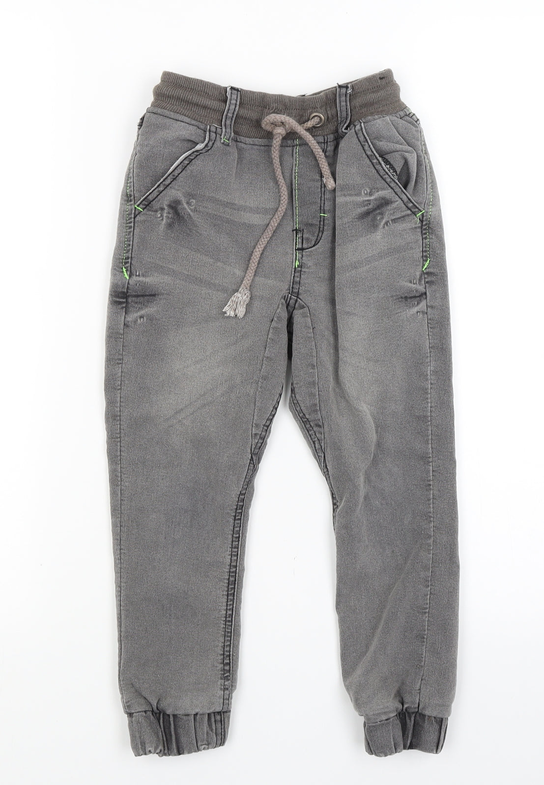 Hullabaloo Boys Grey  Denim Jegging Jeans Size 4-5 Years