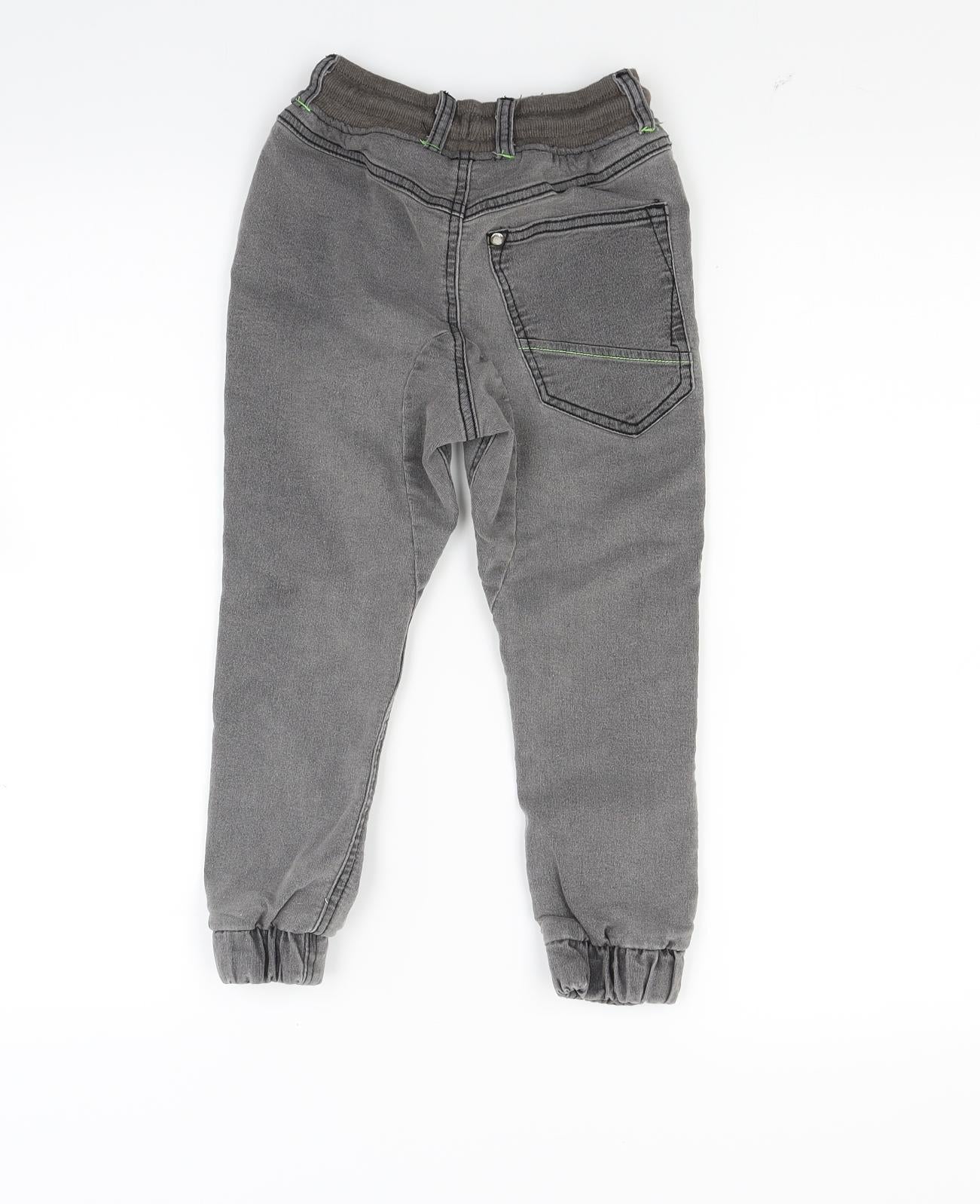 Hullabaloo Boys Grey  Denim Jegging Jeans Size 4-5 Years
