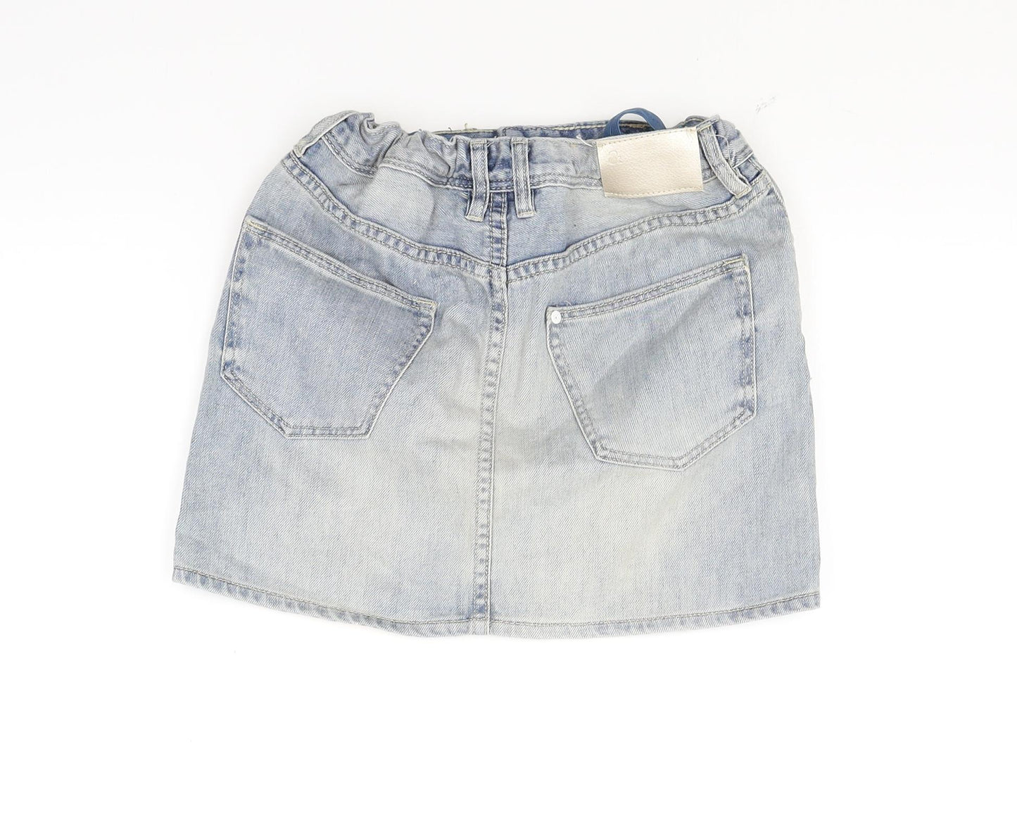 H&M Girls Blue  Denim Mini Skirt Size 10 Years