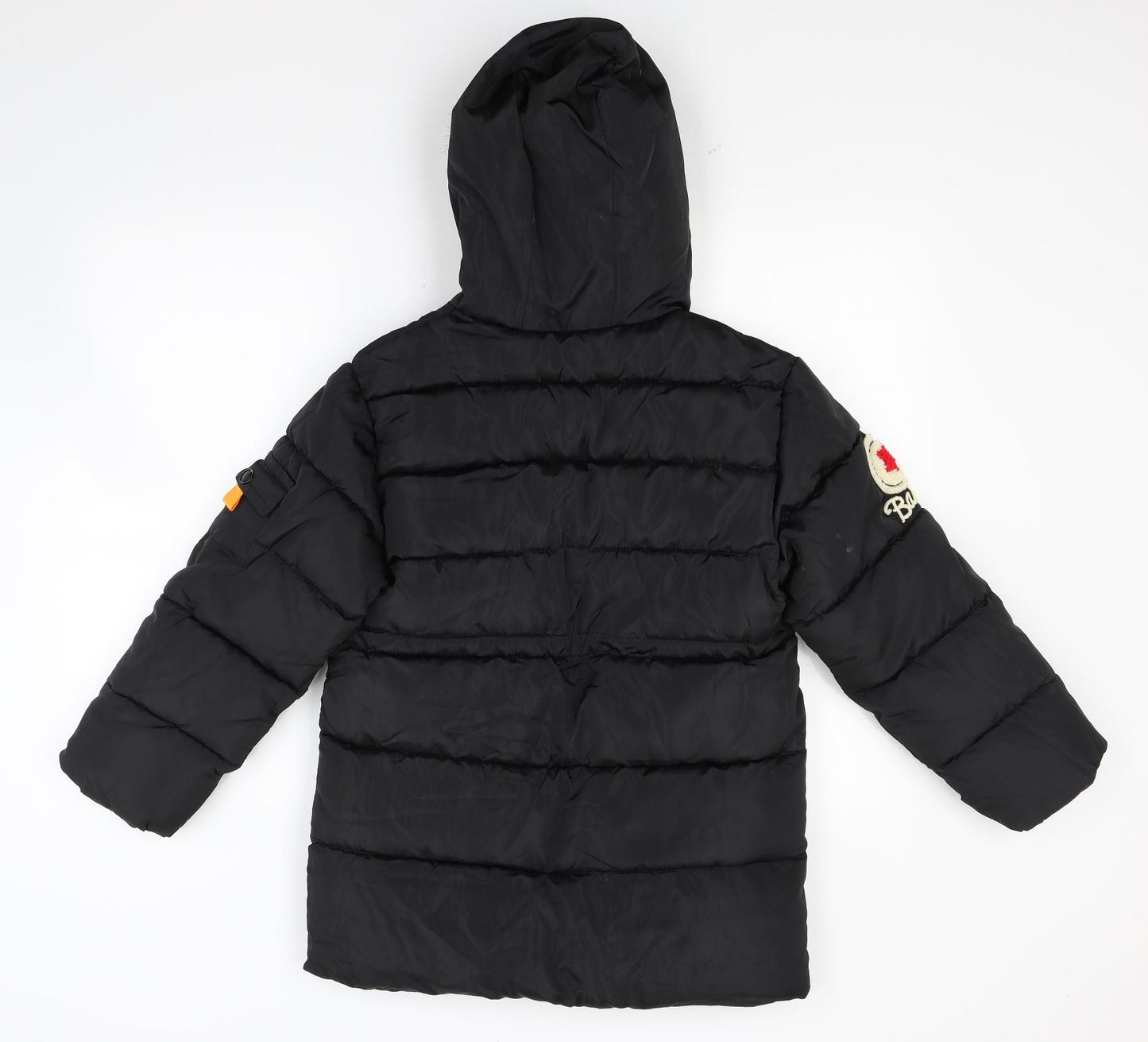 Preworn Mens Black   Parka Coat Size XS