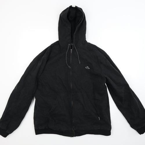 Atticus Mens Black   Jacket Coat Size M