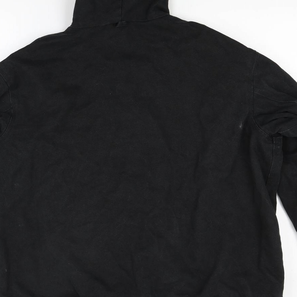 Atticus Mens Black   Jacket Coat Size M