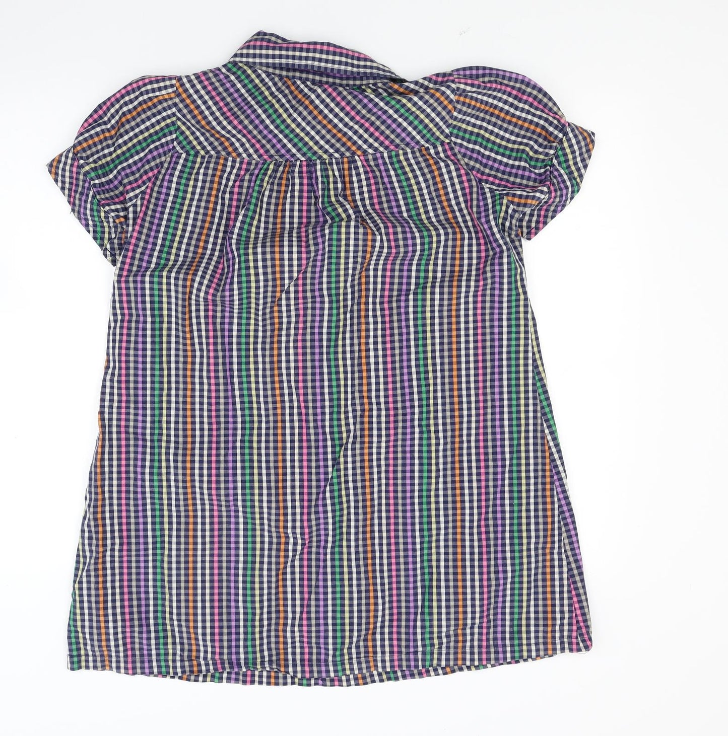 Atmosphere Womens Multicoloured Check  Tunic Blouse Size 12
