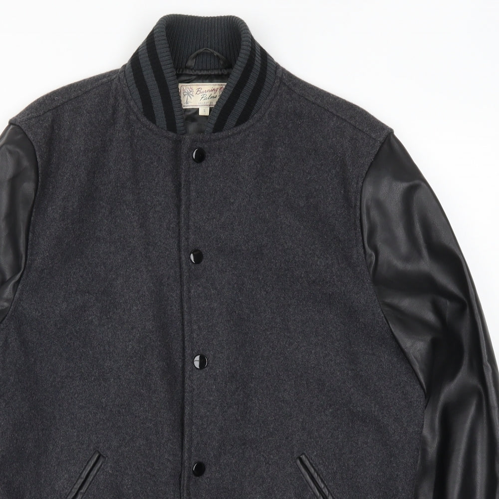 Burning Palma Mens Grey   Jacket  Size S