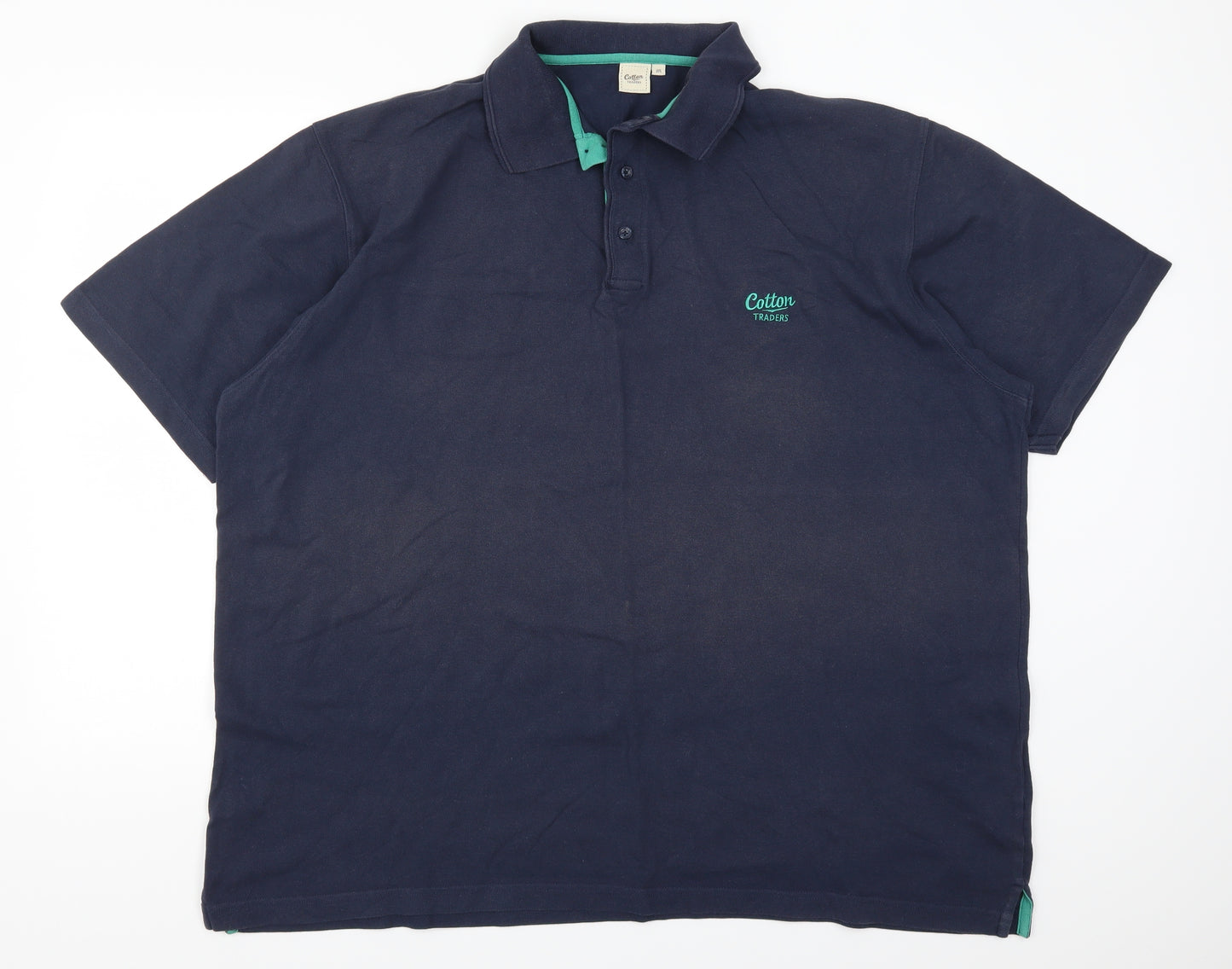 Cotton Traders Mens Blue    Polo Size 3XL