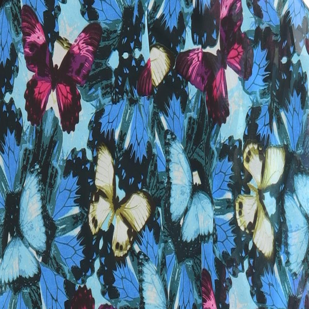 Arcada Womens Blue Floral  Maxi  Size 20