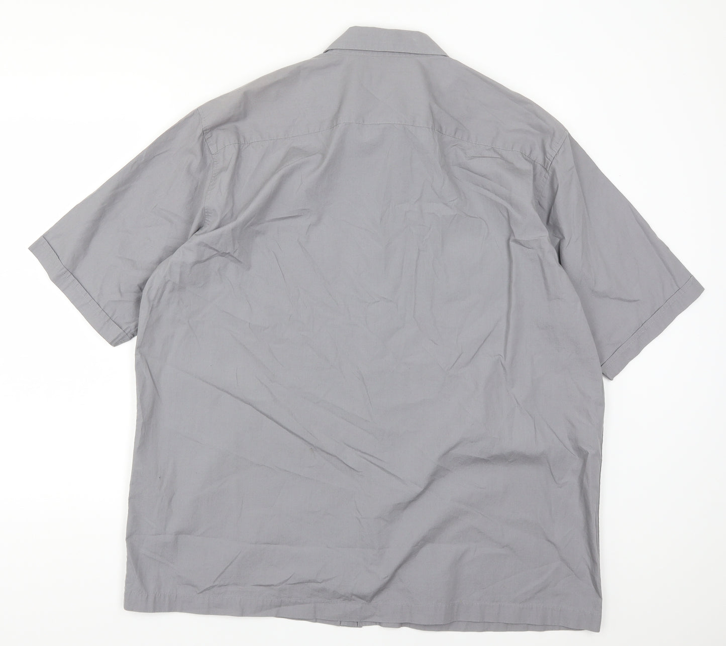 Principles Mens Grey    Button-Up Size XL