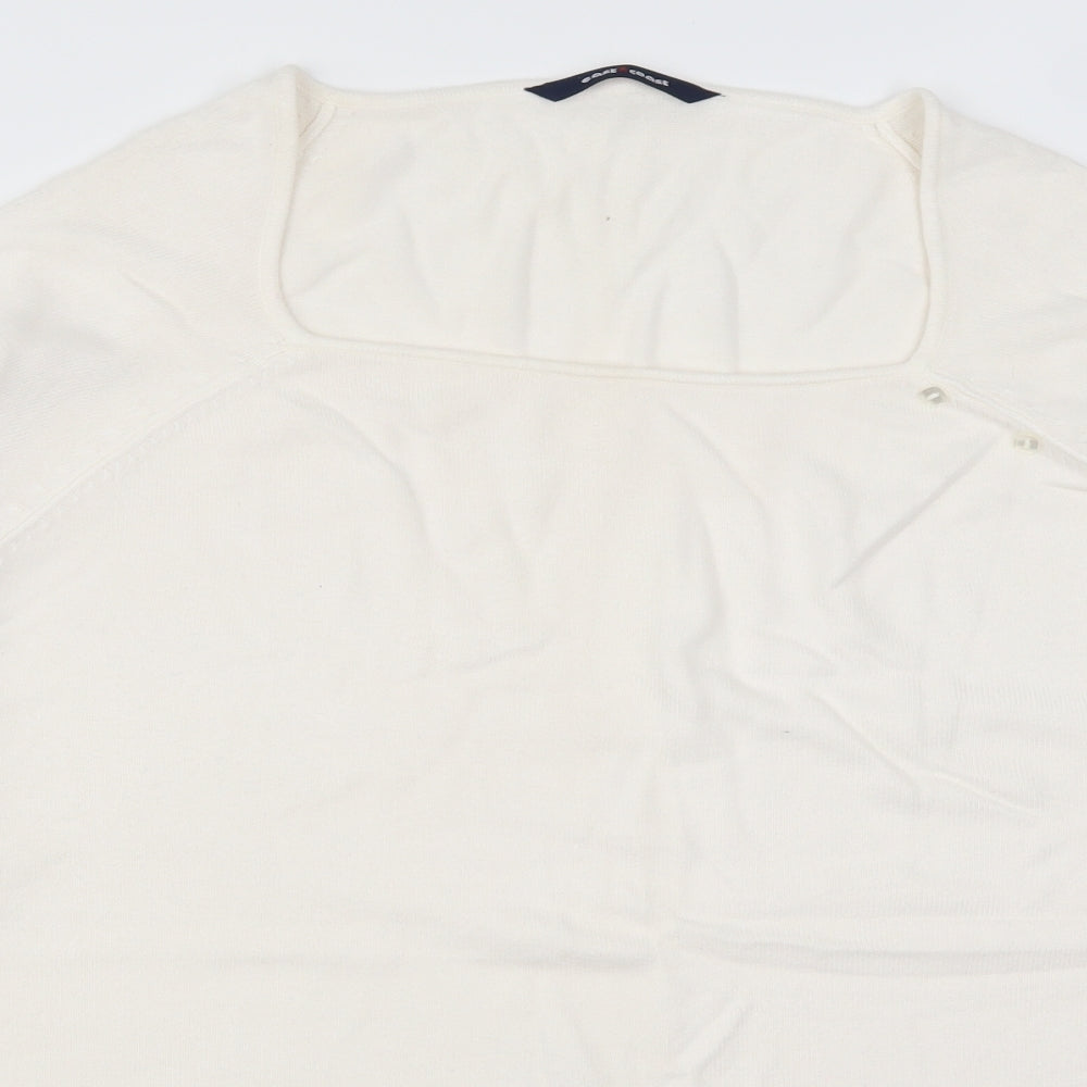 East Coast Womens White   Pullover Jumper Size 26