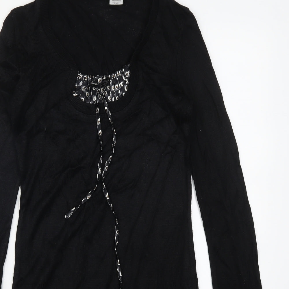 La Redoute Womens Black Geometric  Jumper Dress  Size 6