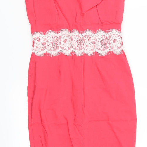 Paper Dolls Womens Pink   Pencil Dress  Size 6