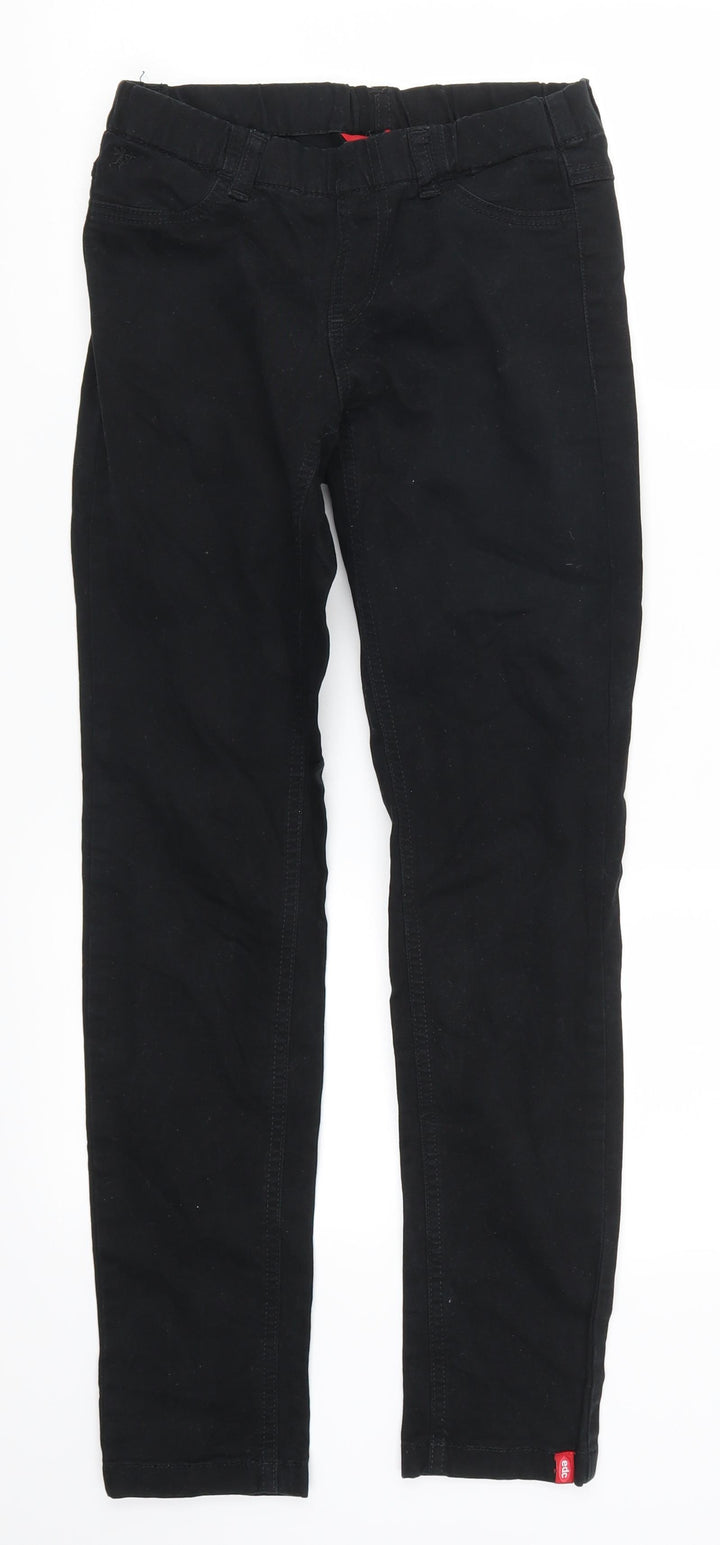 EDC Womens Black Denim Jegging Jeans Size 6 L28 in