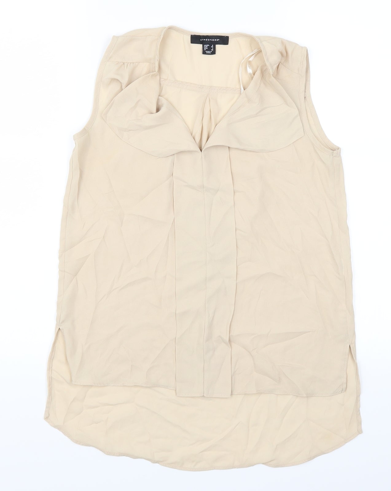 Atmosphere Womens Beige   Basic Tank Size 6