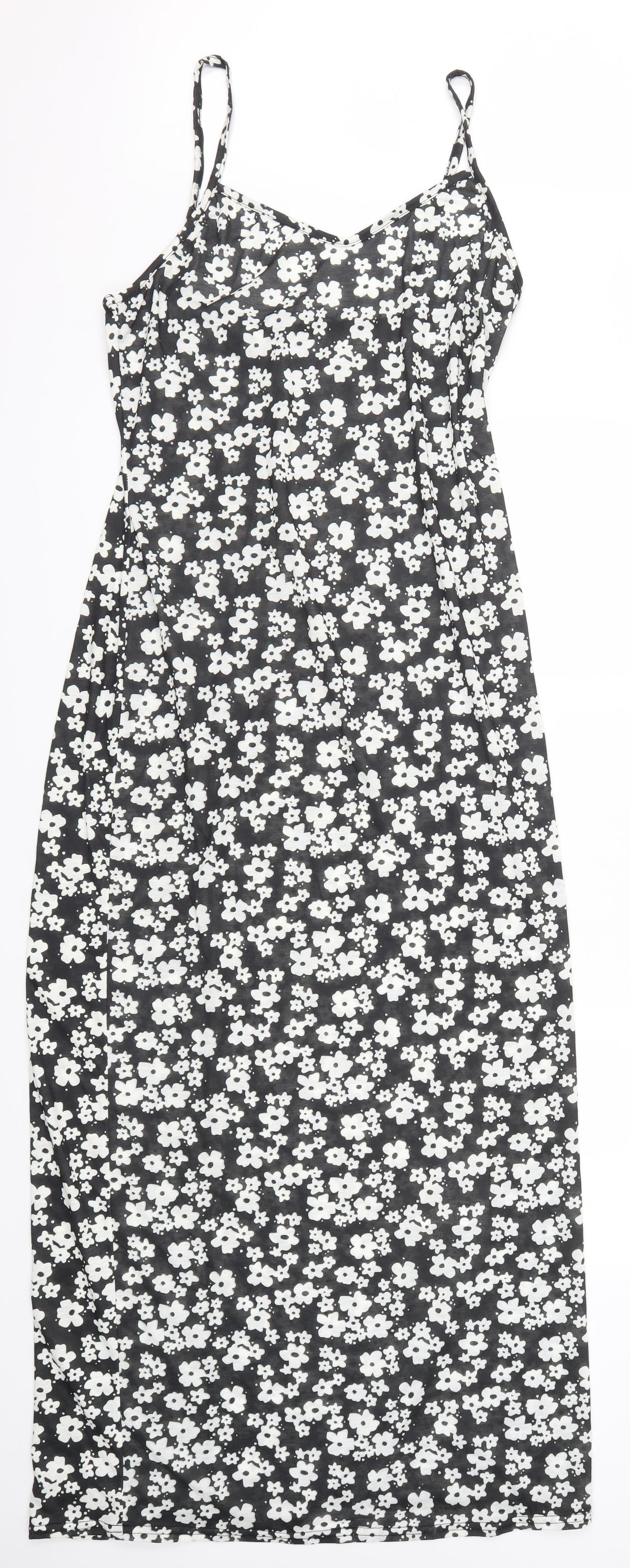 Boohoo Womens Grey Floral  Maxi  Size 18