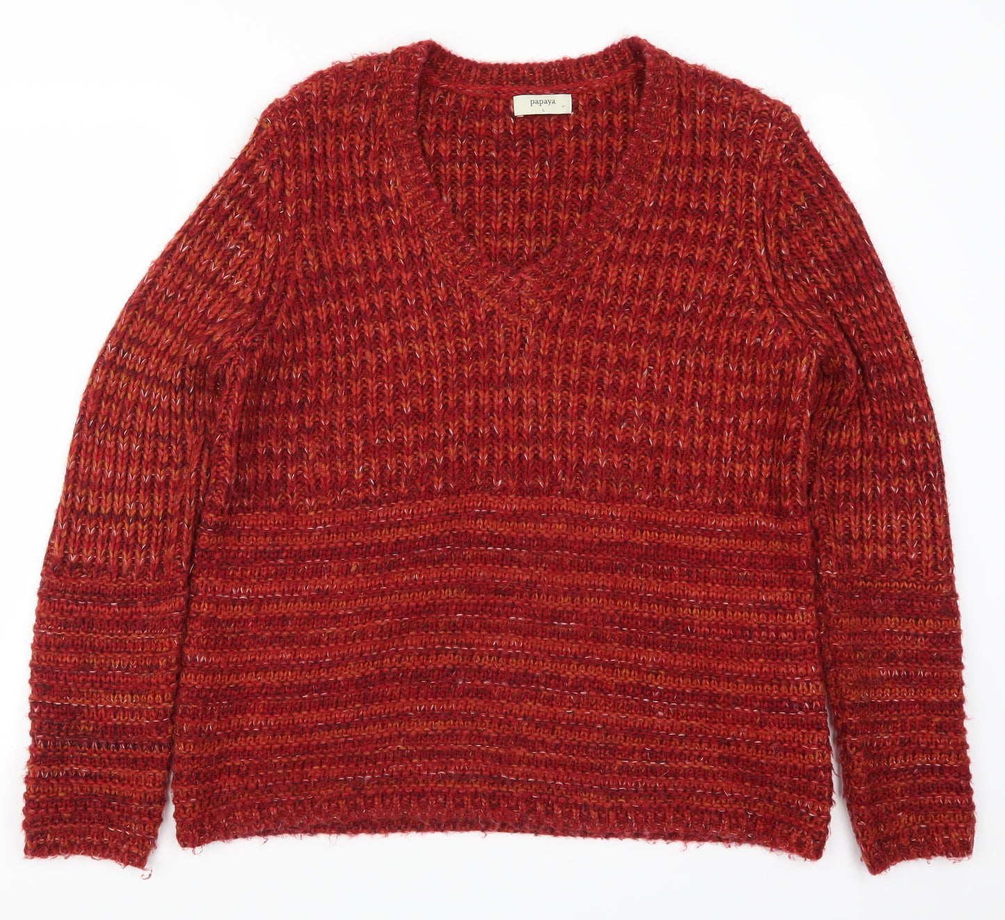 Papaya Womens Red   Pullover Jumper Size L