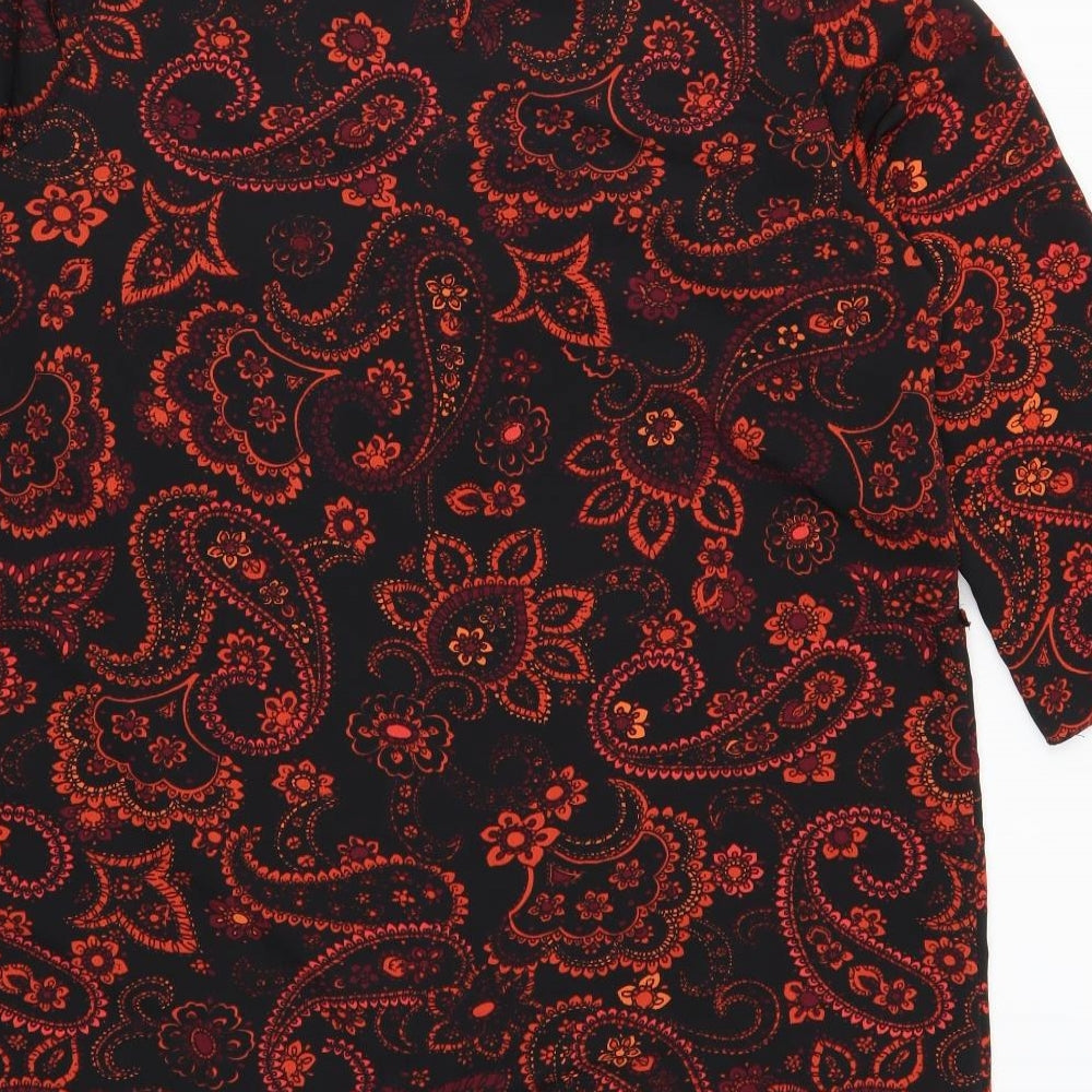 Primark Womens Red Paisley  T-Shirt Dress  Size 18