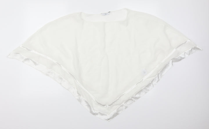 New Look Womens White Tunic Blouse Size 16