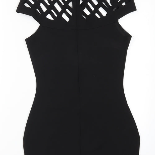 Edge Womens Black   Mini  Size 10  - Cut Out Shoulders