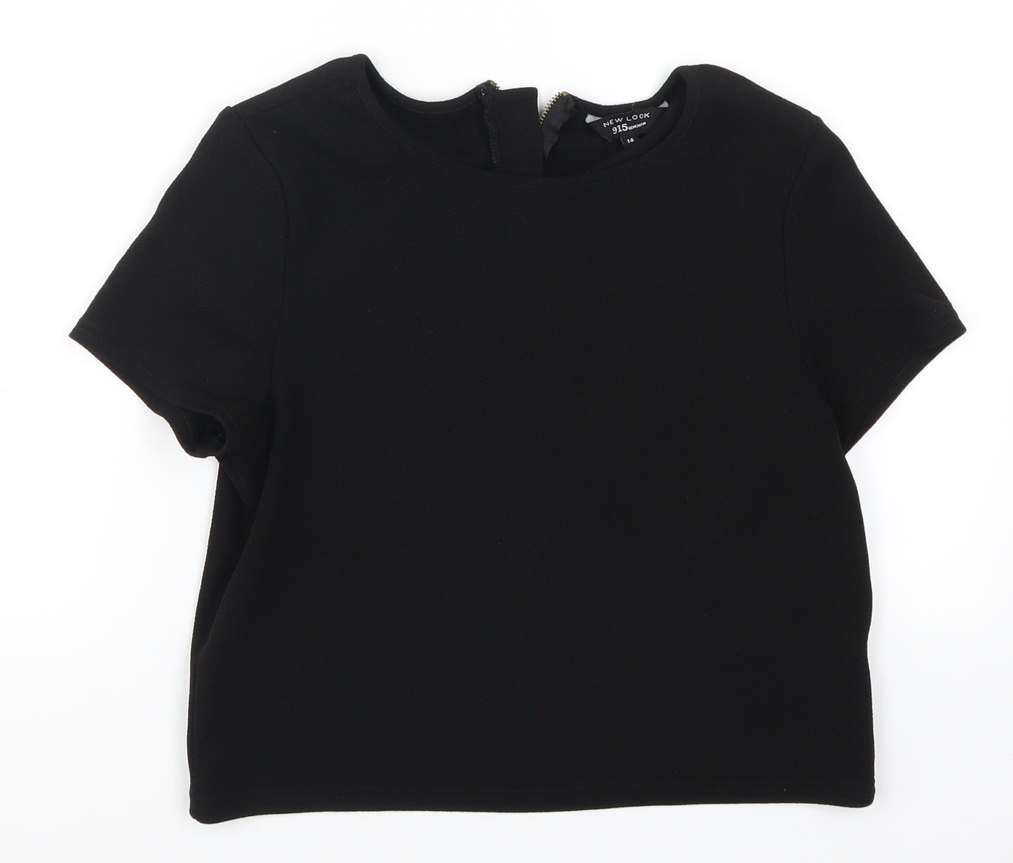 New Look Girls Black   Basic T-Shirt Size 14 Years
