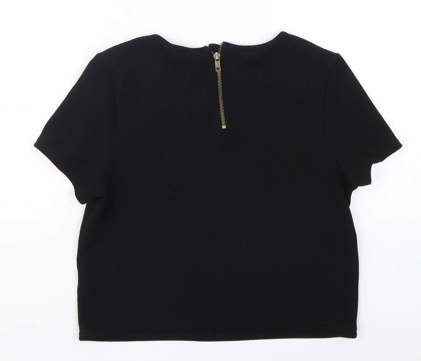 New Look Girls Black   Basic T-Shirt Size 14 Years