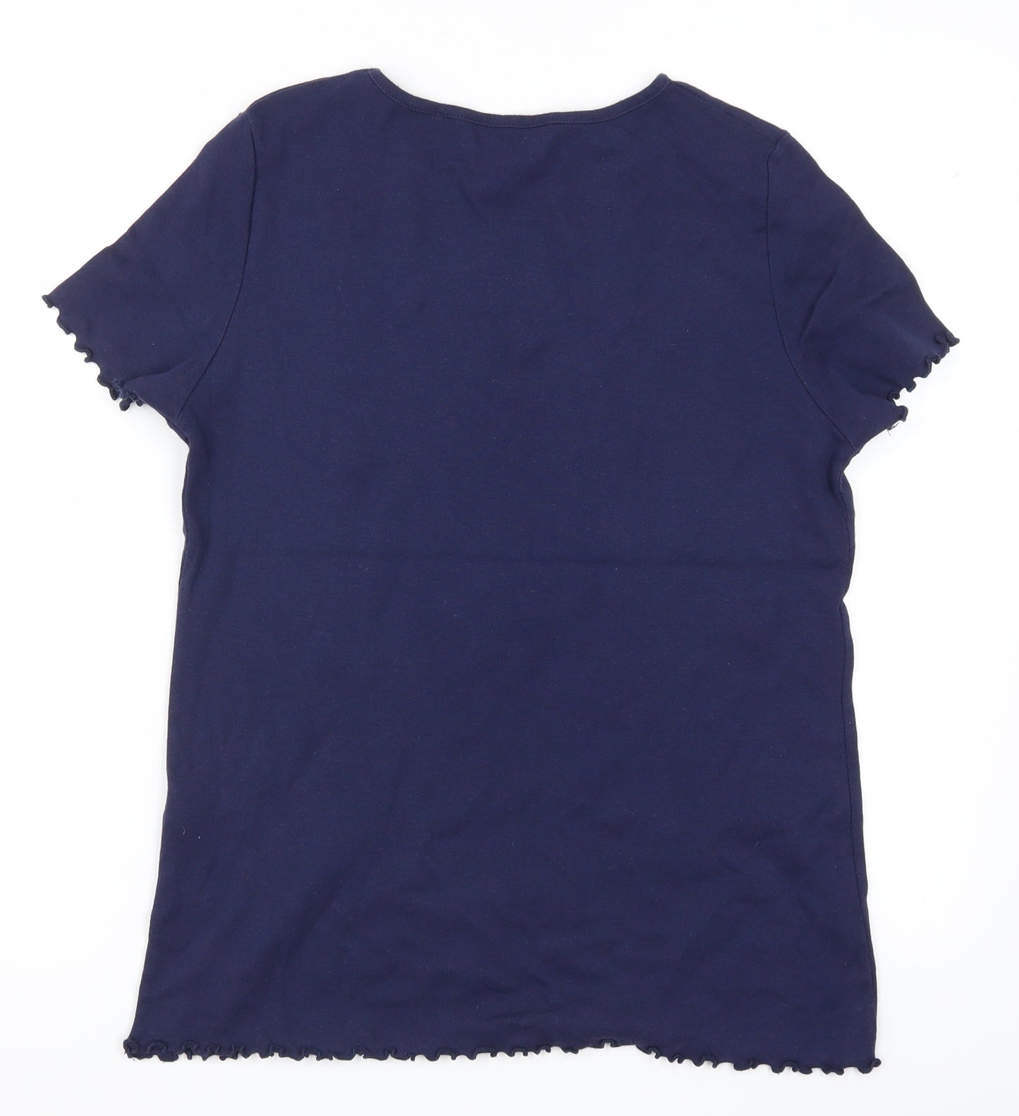 Dorothy Perkins Womens Blue   Basic T-Shirt Size 16  - Bird Print