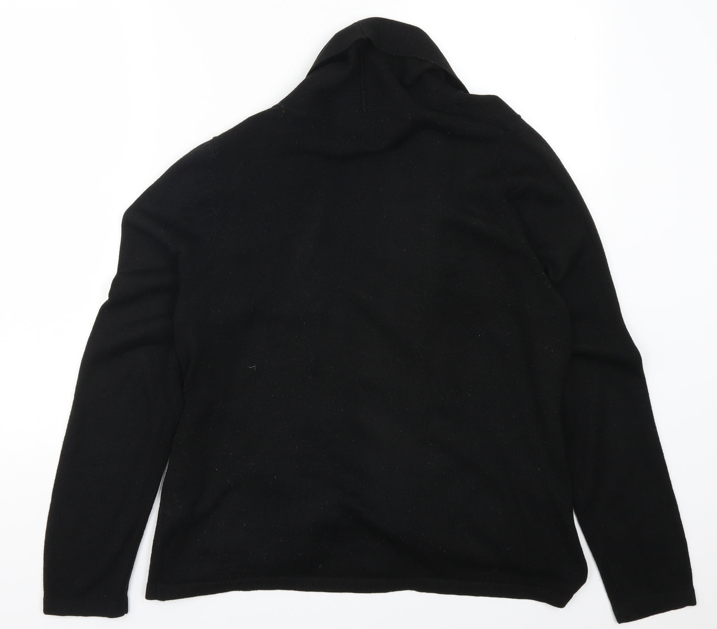 Marks and Spencer Womens Black   Cardigan Jumper Size L