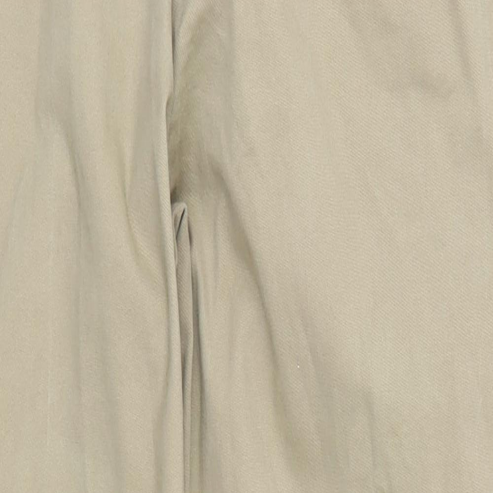 NEXT Mens Beige   Chino Trousers Size 30 L28 in