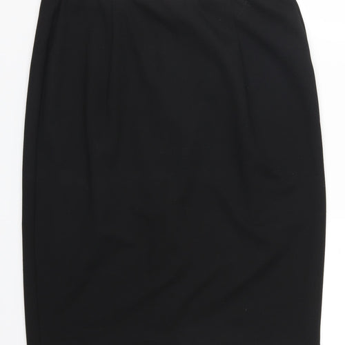 Arlene Phillips Womens Black   Straight & Pencil Skirt Size 33 in