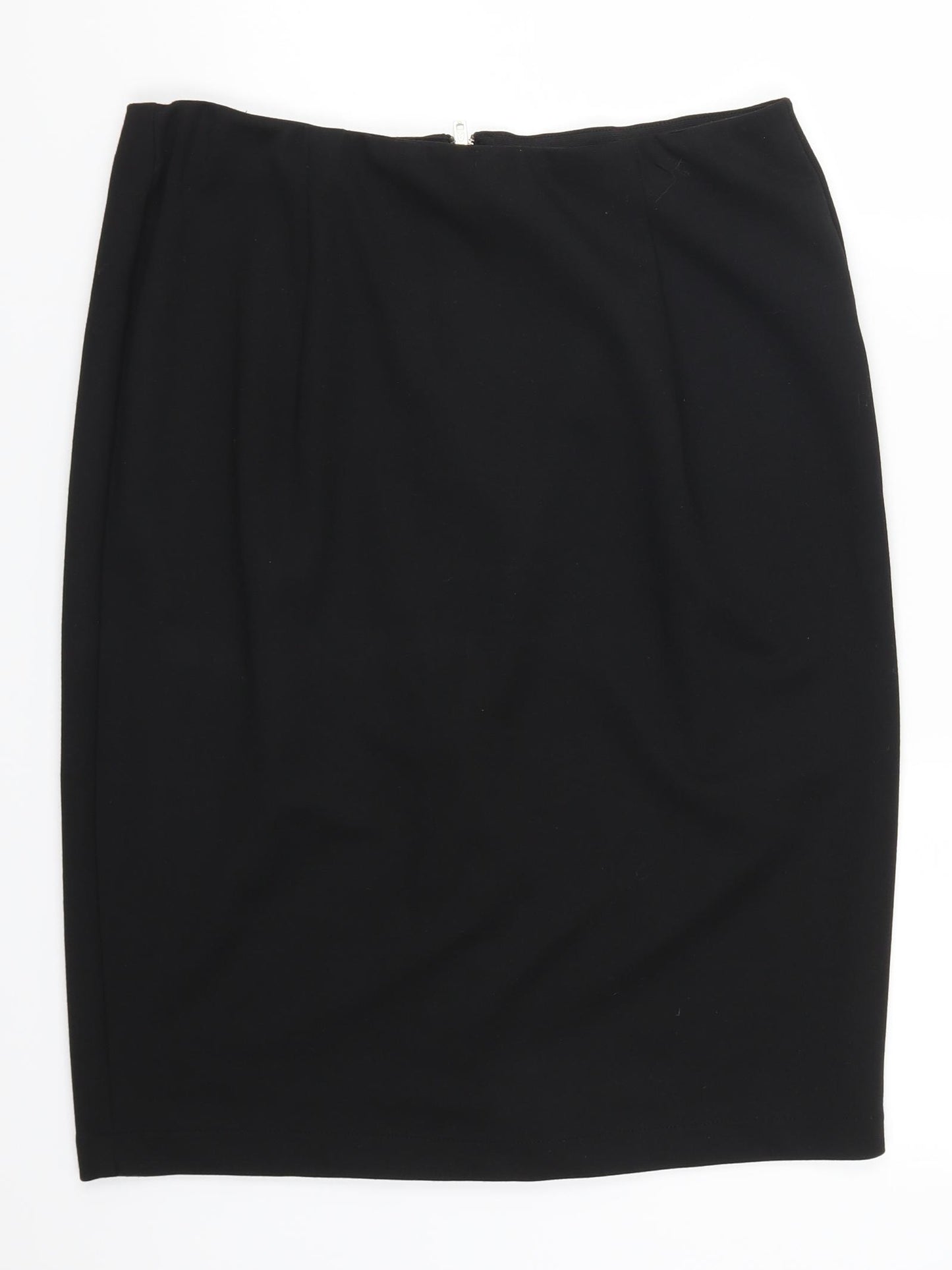 Arlene Phillips Womens Black   Straight & Pencil Skirt Size 33 in