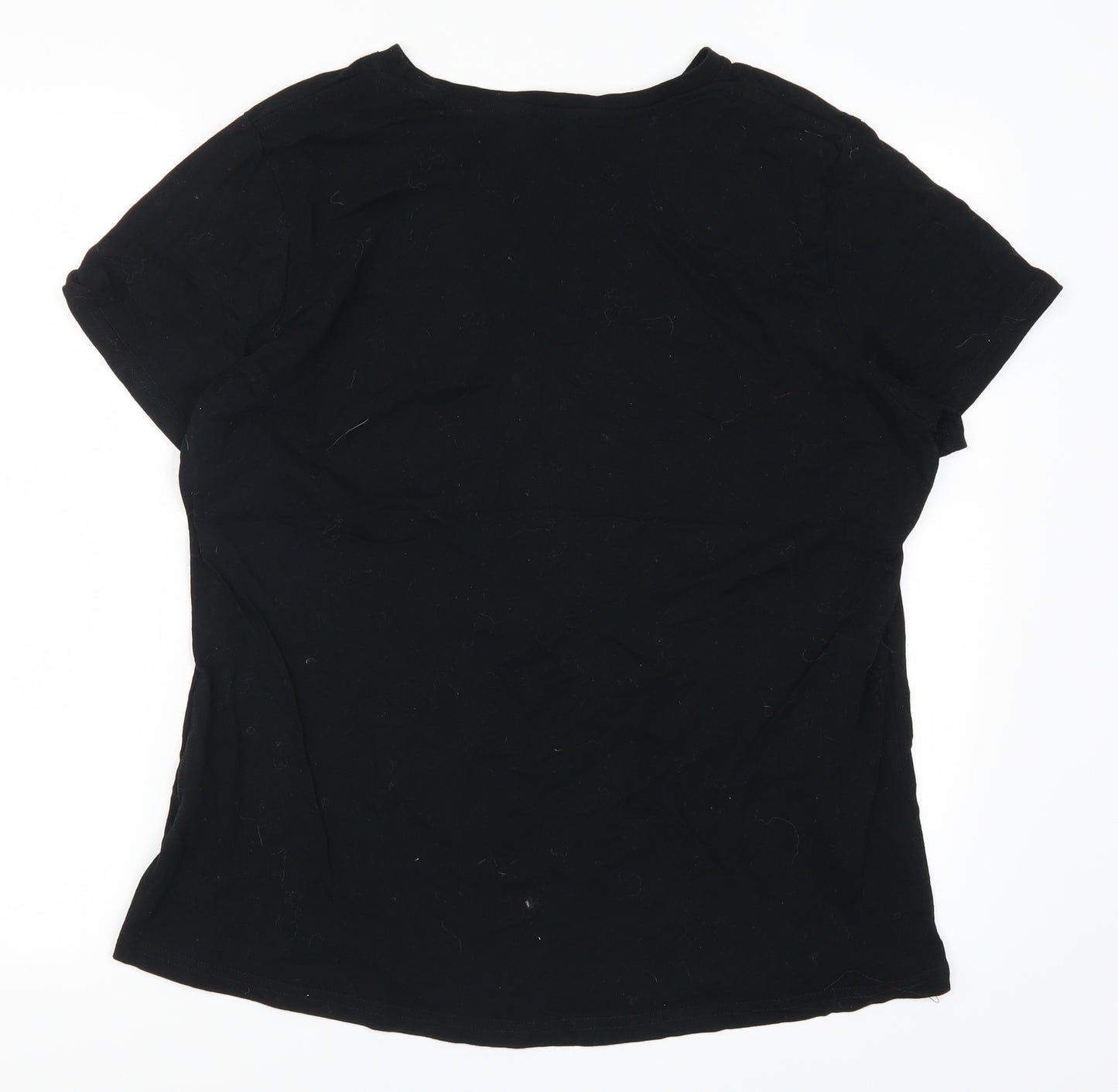 SheIn Womens Black   Basic T-Shirt Size XL  - Nasa