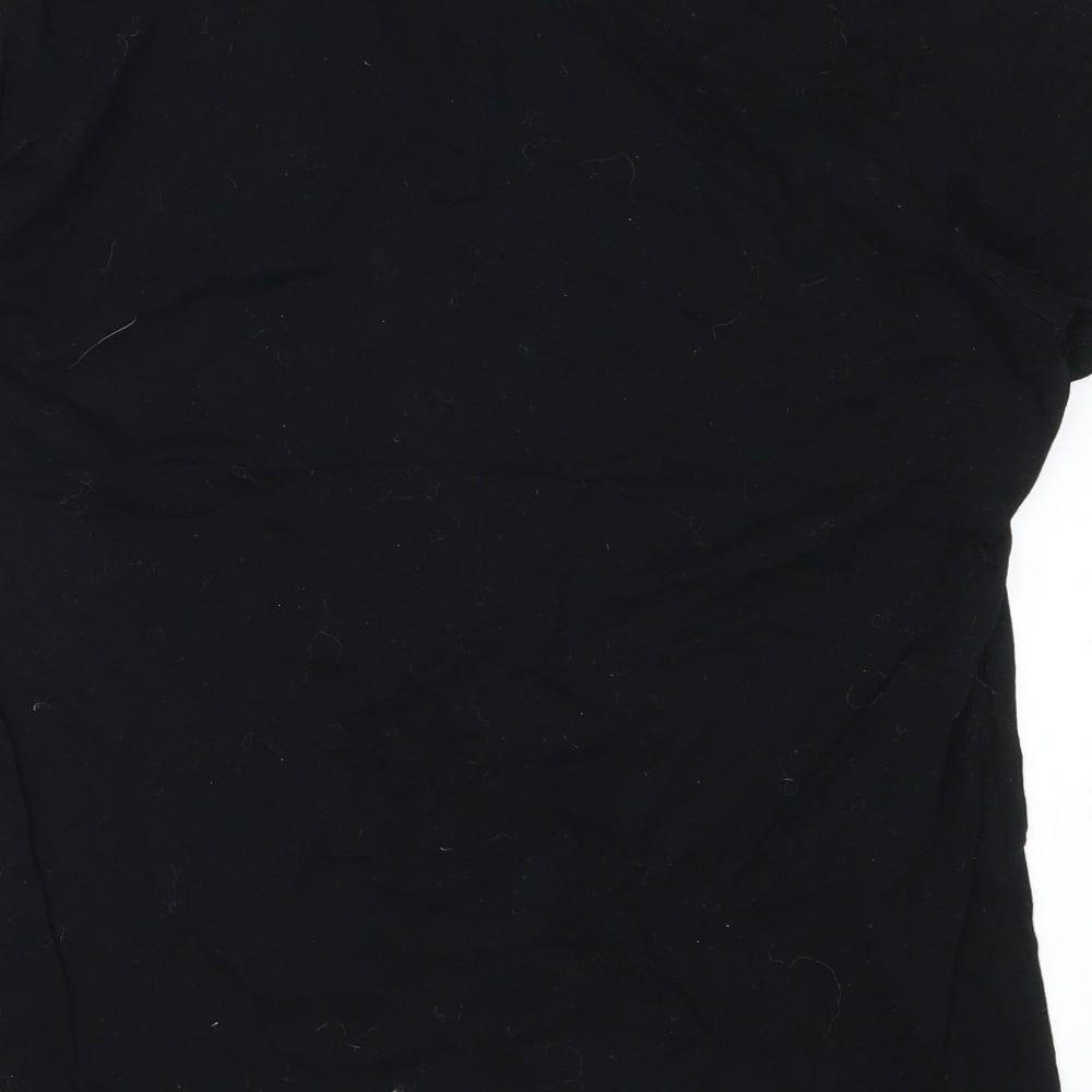 SheIn Womens Black   Basic T-Shirt Size XL  - Nasa