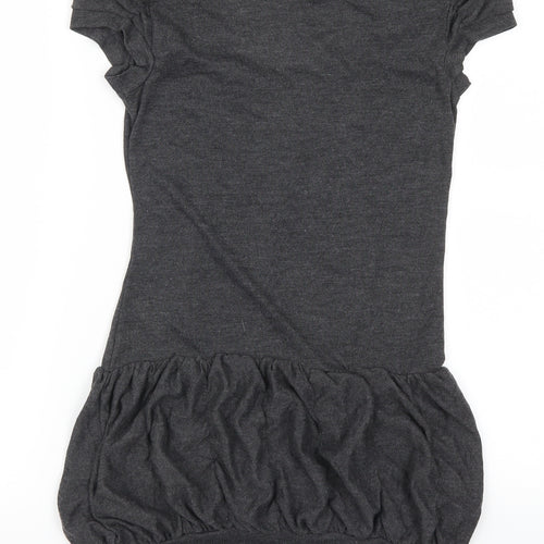 Mystify Womens Grey   Basic T-Shirt Size S