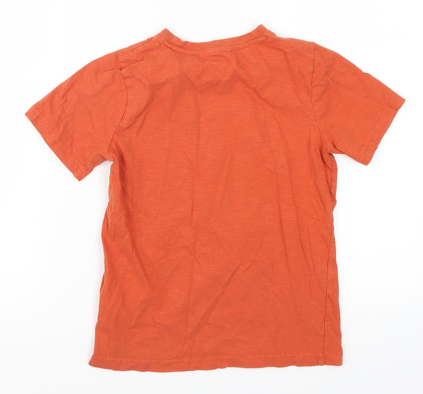 F&F Boys Orange   Basic T-Shirt Size 7-8 Years  - Street Racer Tokyo