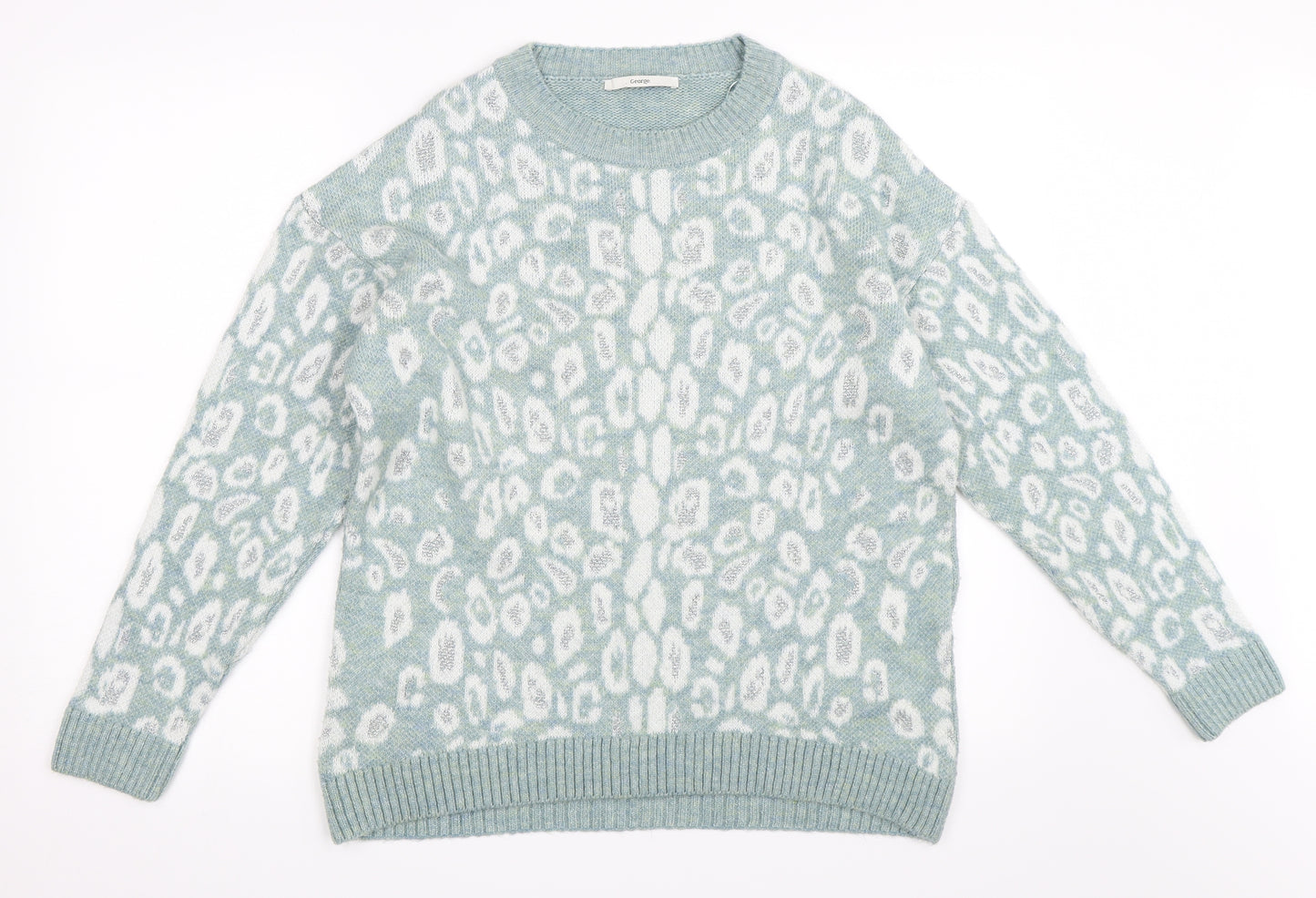 George Womens Green   Pullover Jumper Size S