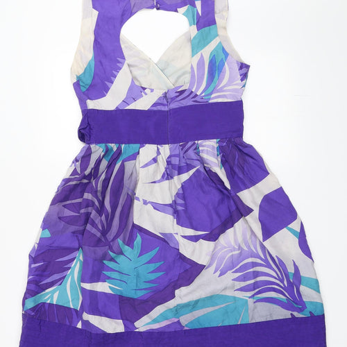 Warehouse Womens Blue   Fit & Flare  Size 12