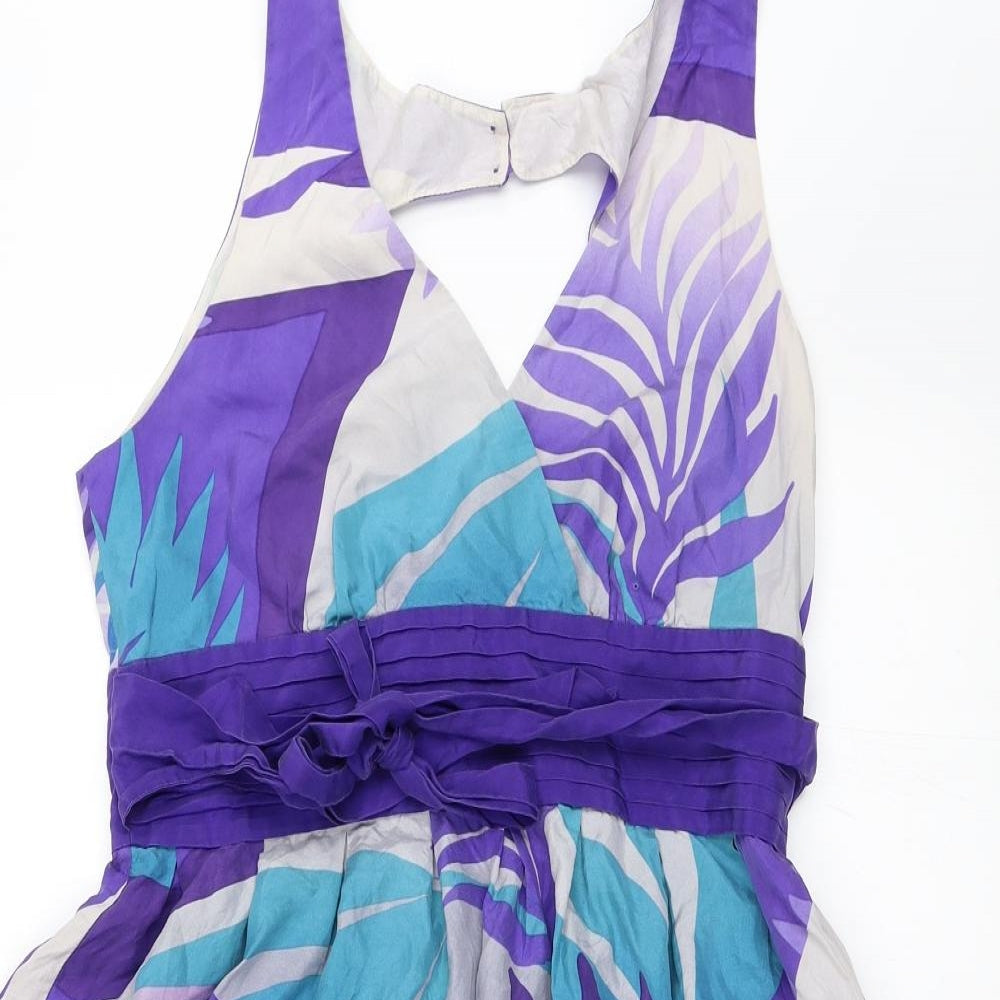 Warehouse Womens Blue   Fit & Flare  Size 12