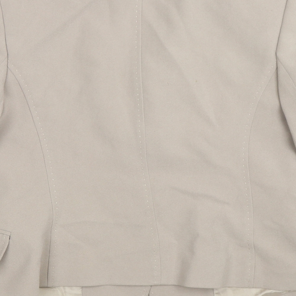 Precis Petite Womens Beige   Jacket Blazer Size 8