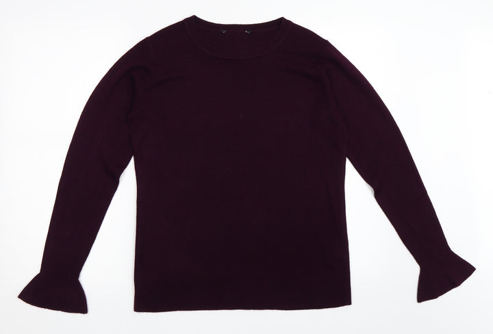 Dorothy Perkins Womens Purple   Pullover Jumper Size 14