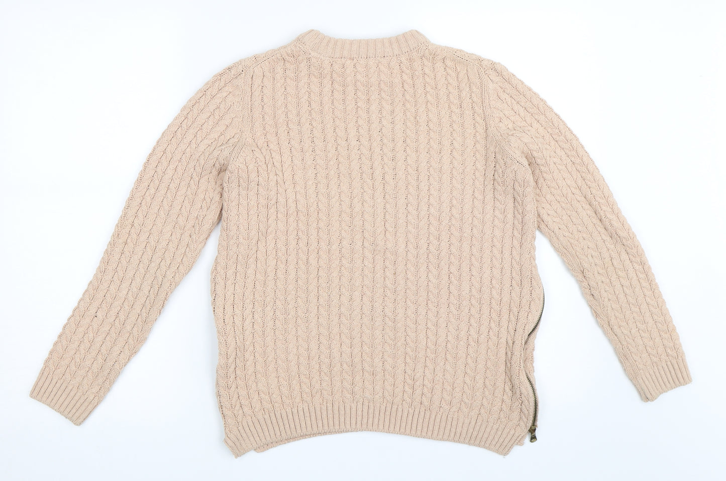 Zara Womens Beige   Pullover Jumper Size M