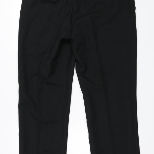 F&F Mens Black   Trousers  Size 38 in L31 in