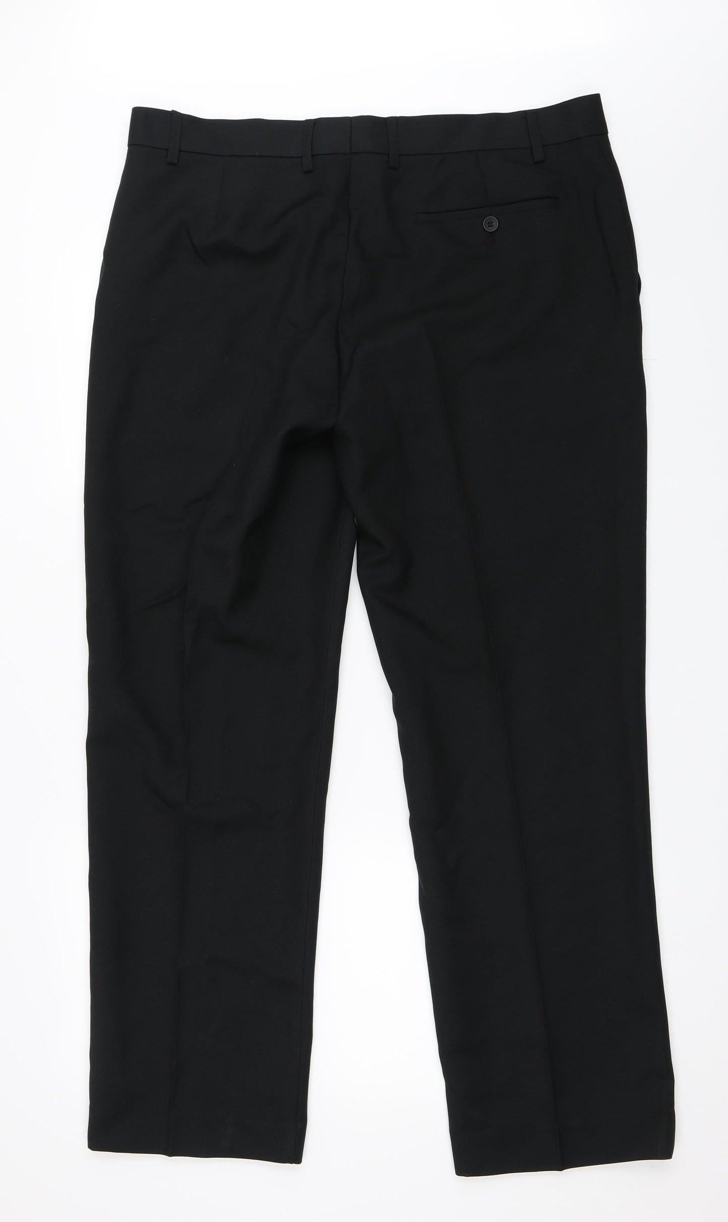 F&F Mens Black   Trousers  Size 38 in L31 in
