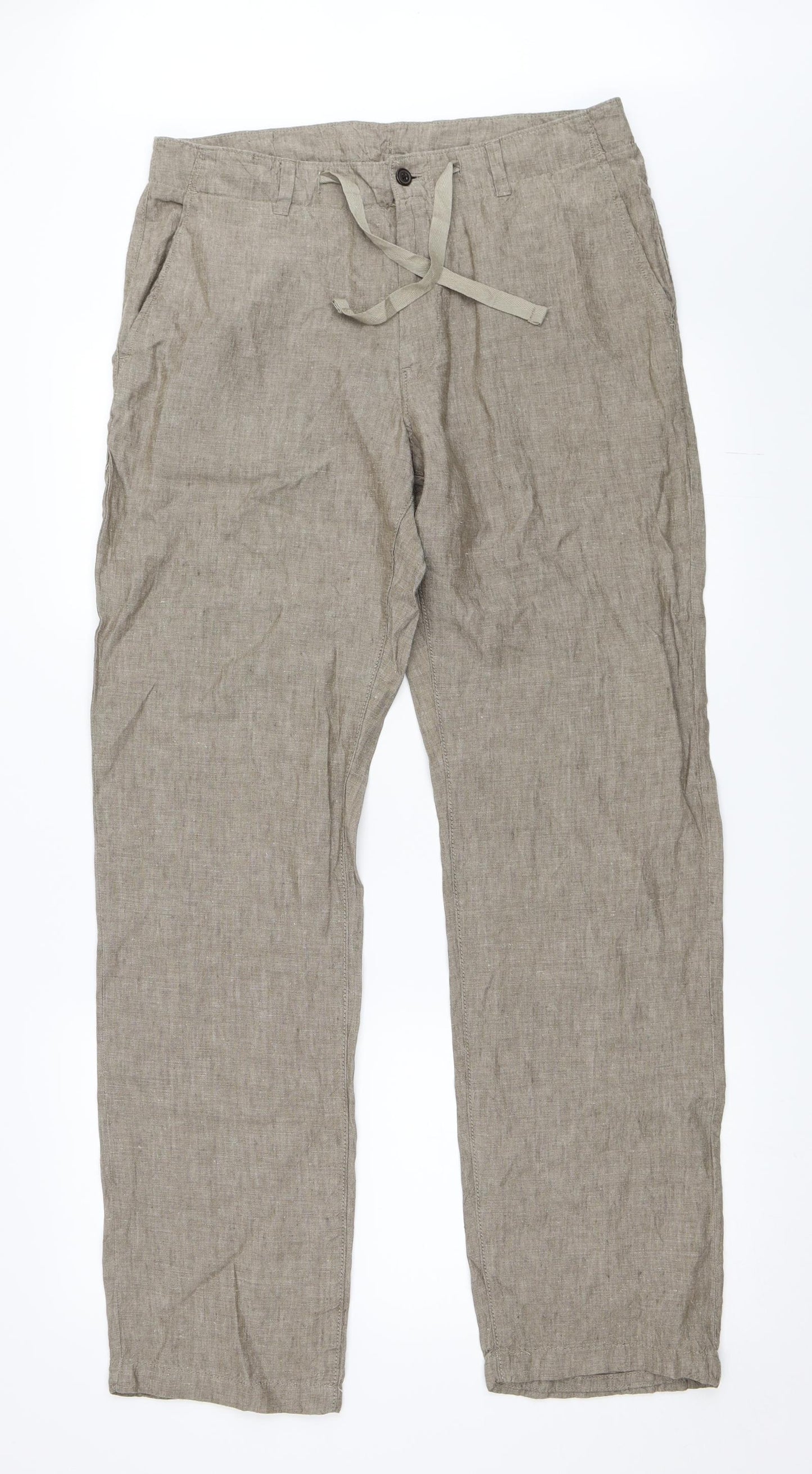 NEXT Mens Beige   Trousers  Size 32 in L31 in