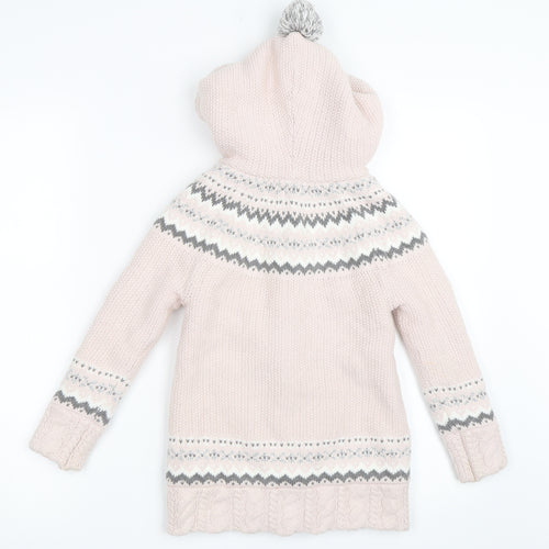 Bapster & Mimi Girls Pink   Cardigan Jumper Size 4-5 Years