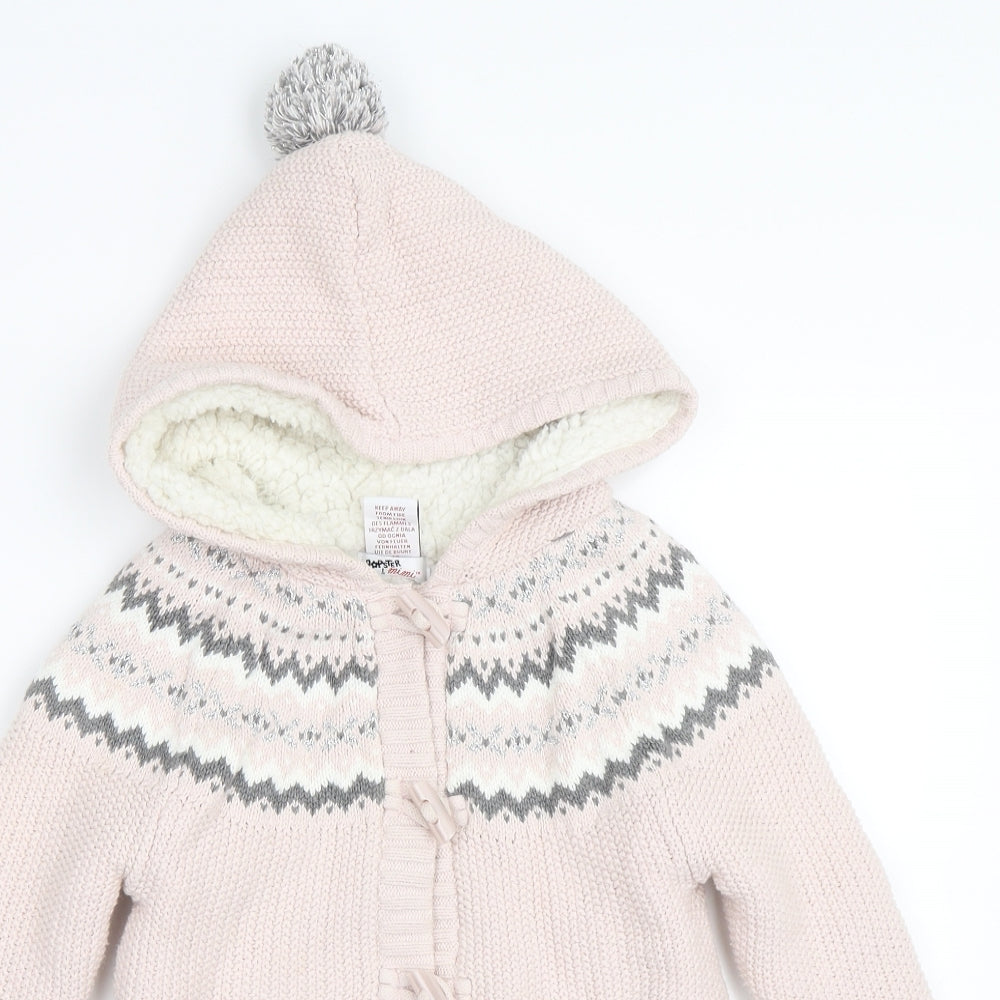 Bapster & Mimi Girls Pink   Cardigan Jumper Size 4-5 Years