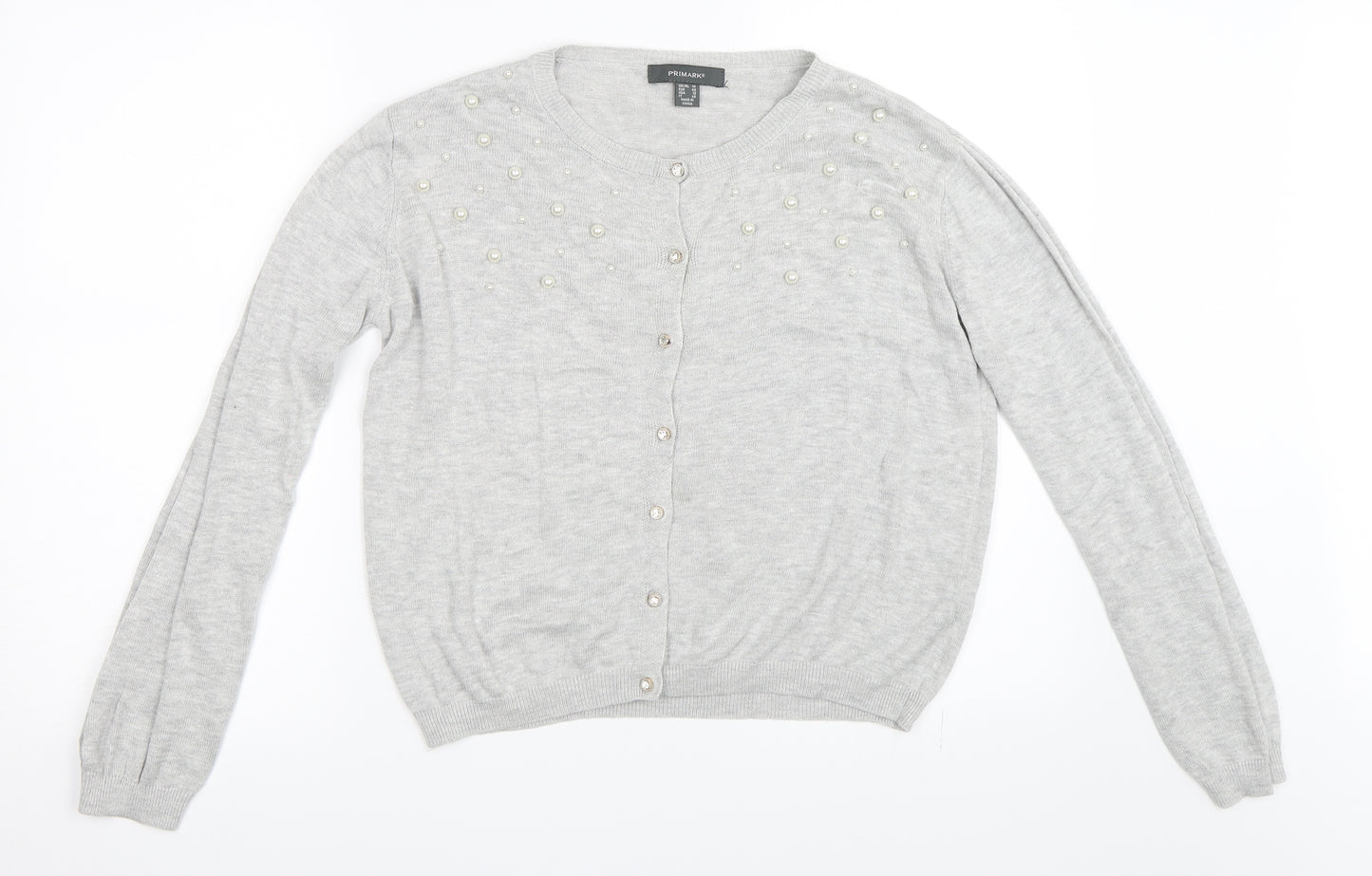 Primark Womens Grey   Cardigan Jumper Size 14